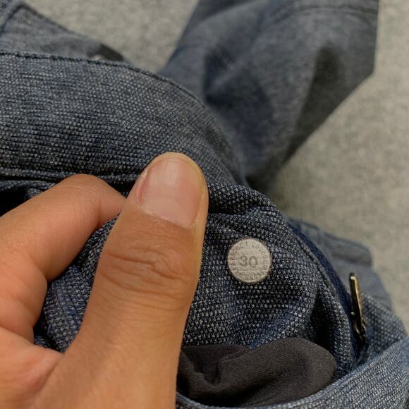 Lululemon Pants Mens 30 Blue Slate Jean ABC 5-Pocket Stretch Travel Work - Picture 8 of 12